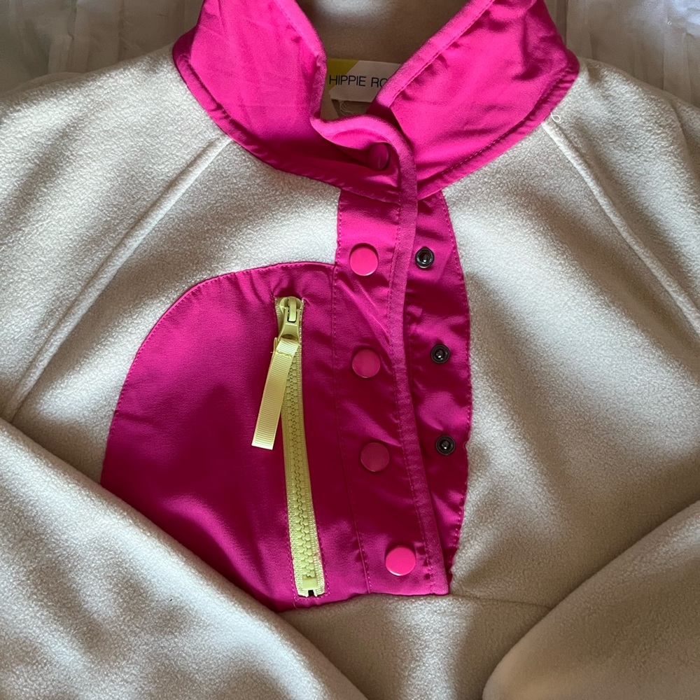 Hippie Rose Pink and Cream Jacket